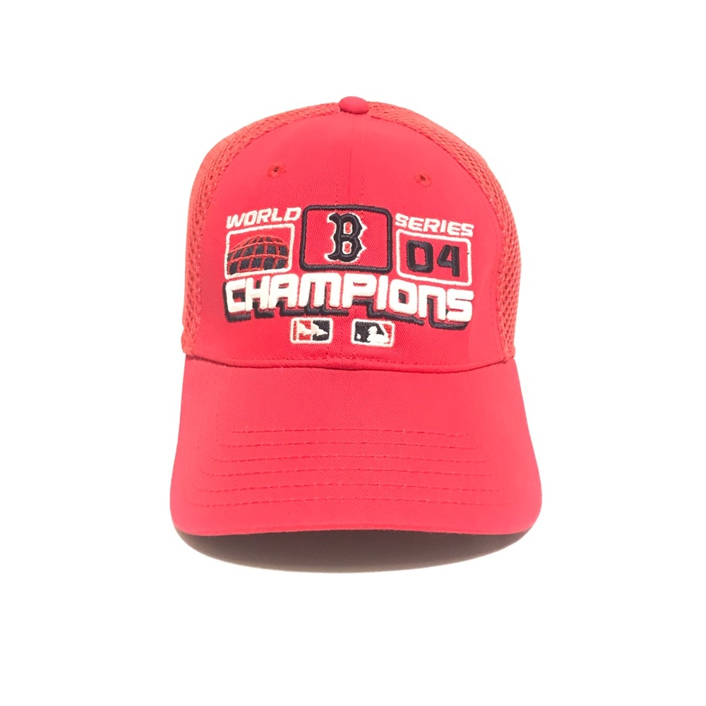 New Era Boston Red Sox 2004 World Series Champions Hat One Size Red